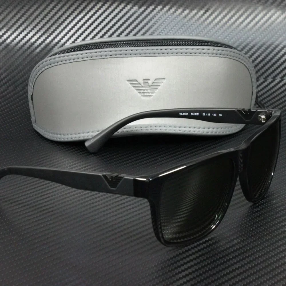 Emporio Armani Black 58mm Men's Sunglasses